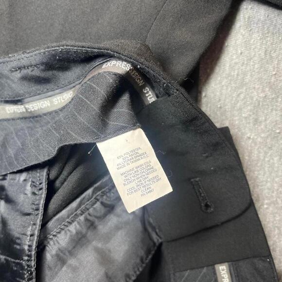 Express Woman’s Size 10 Correspondent Black and Pinstripe Dress Pants #11393 - Picture 5 of 9